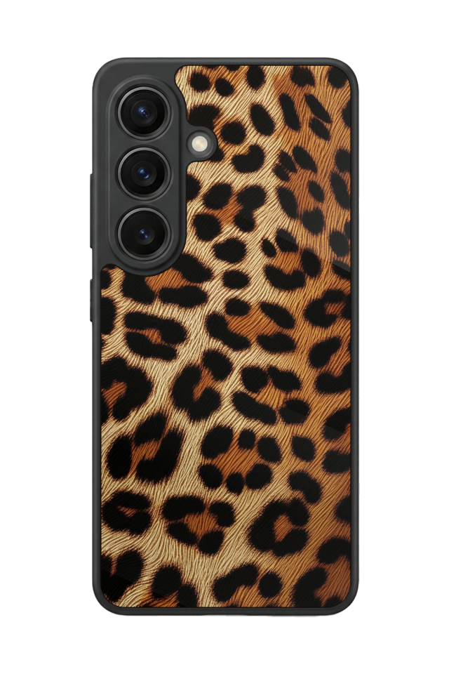 Samsung Galaxy S26 Uyumlu Leopar Tasarımlı Glossy Premium Kılıf