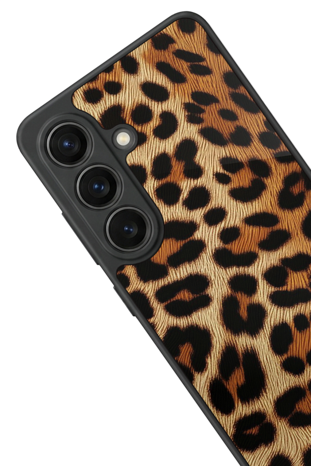 Samsung Galaxy S26 Uyumlu Leopar Tasarımlı Glossy Premium Kılıf