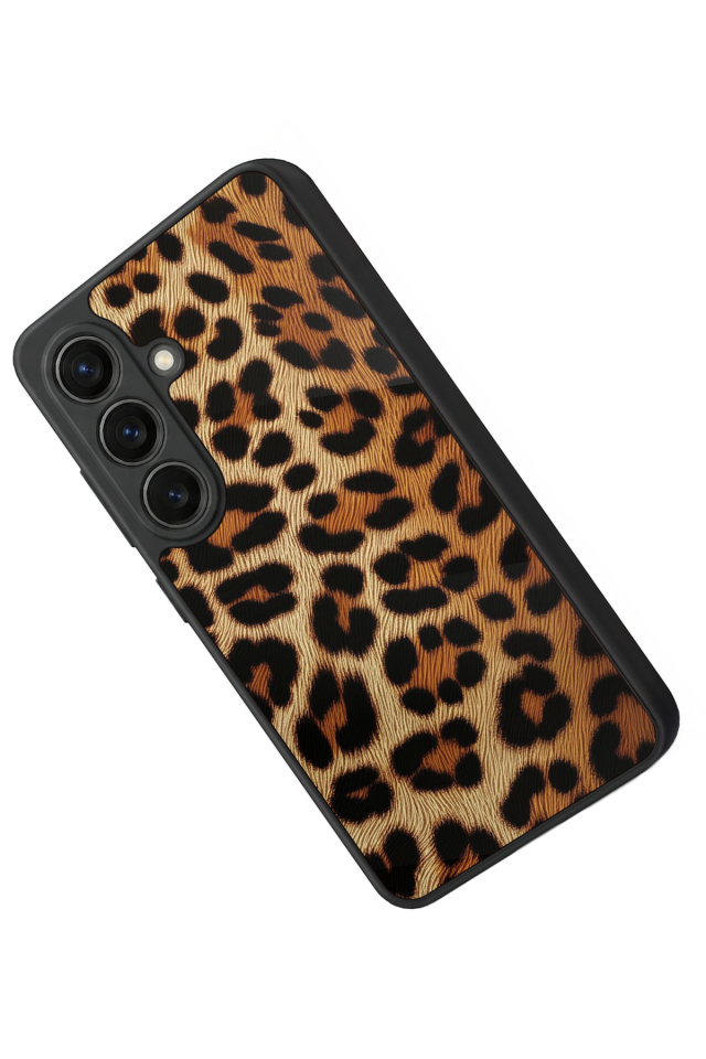 Samsung Galaxy S26 Uyumlu Leopar Tasarımlı Glossy Premium Kılıf