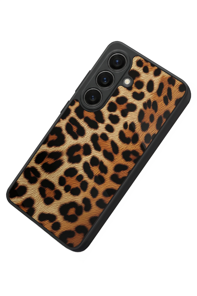 Samsung Galaxy S26 Uyumlu Leopar Tasarımlı Glossy Premium Kılıf