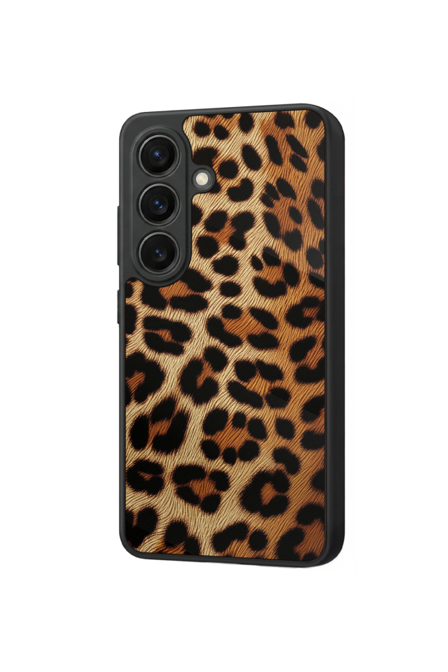 Samsung Galaxy S26 Uyumlu Leopar Tasarımlı Glossy Premium Kılıf