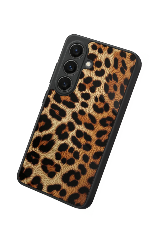 Samsung Galaxy S26 Uyumlu Leopar Tasarımlı Glossy Premium Kılıf