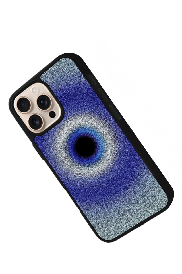 iPhone 14 Pro Uyumlu Nazar Tasarımlı Glossy Premium Kılıf