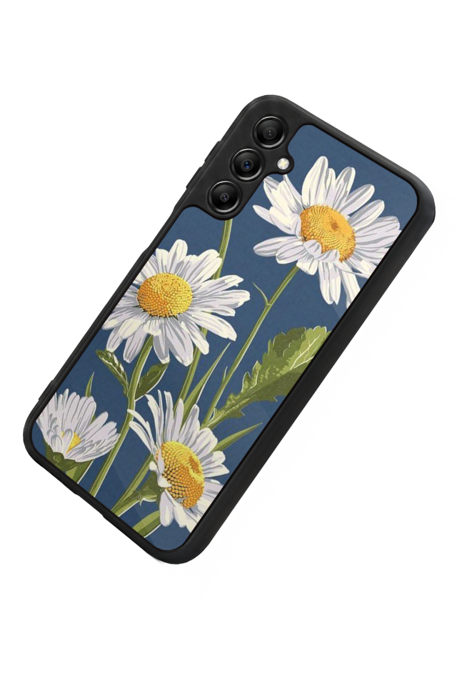 Samsung Galaxy A14 Uyumlu Papatya Tasarımlı Glossy Premium Kılıf