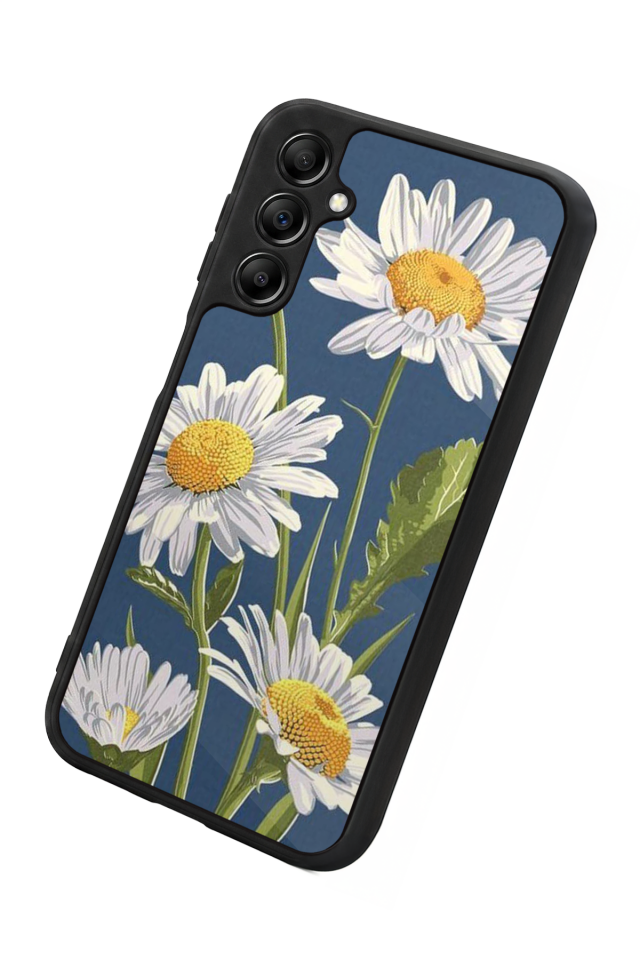 Samsung Galaxy A14 Uyumlu Papatya Tasarımlı Glossy Premium Kılıf