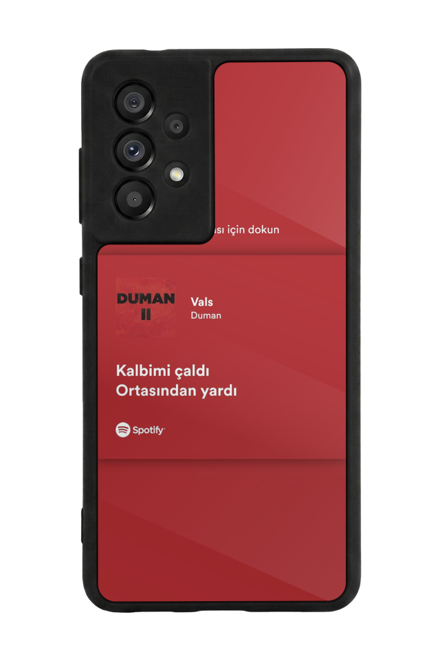 Samsung Galaxy A73 Uyumlu Sarki Sozleri Tasarımlı Glossy Premium Kılıf