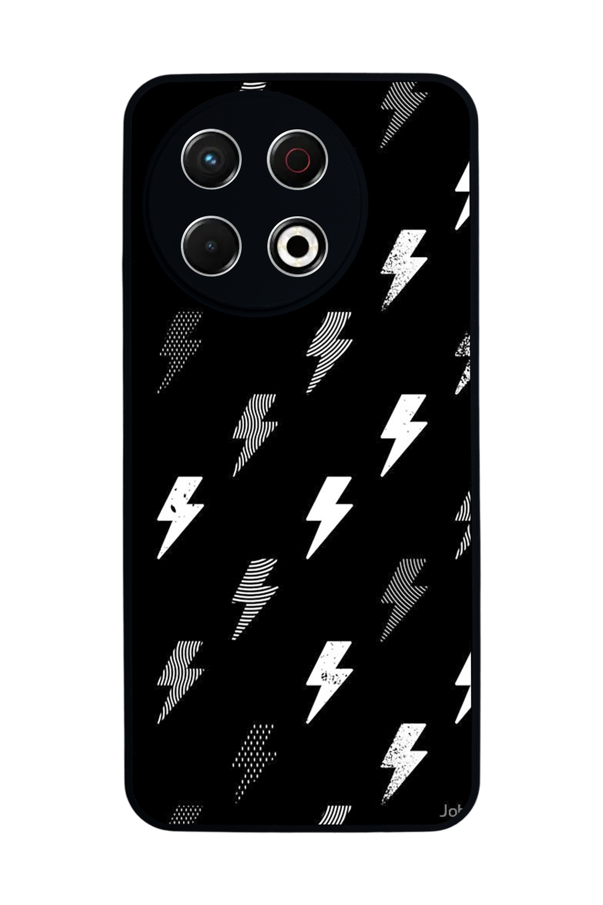 Tecno Spark 30 Pro Uyumlu Simsek Tasarımlı Glossy Premium Kılıf