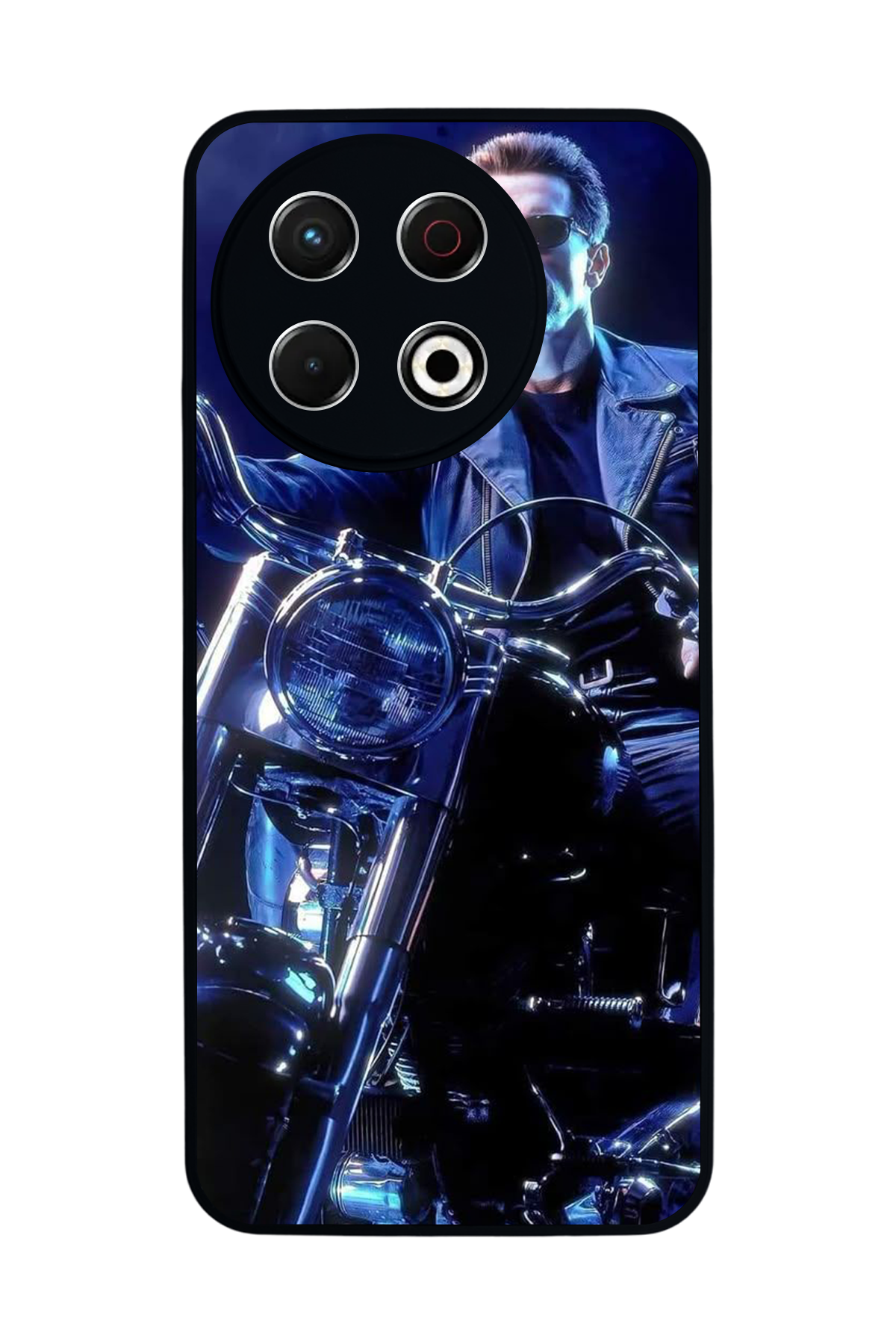 Tecno Spark 30 Pro Uyumlu Terminator Tasarımlı Glossy Premium Kılıf