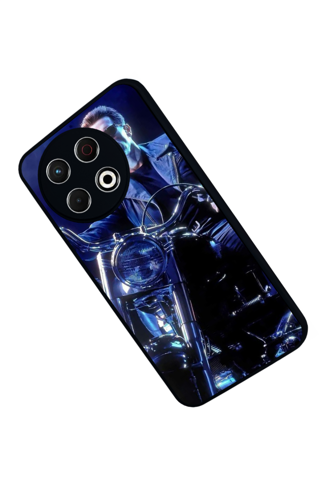Tecno Spark 30 Pro Uyumlu Terminator Tasarımlı Glossy Premium Kılıf