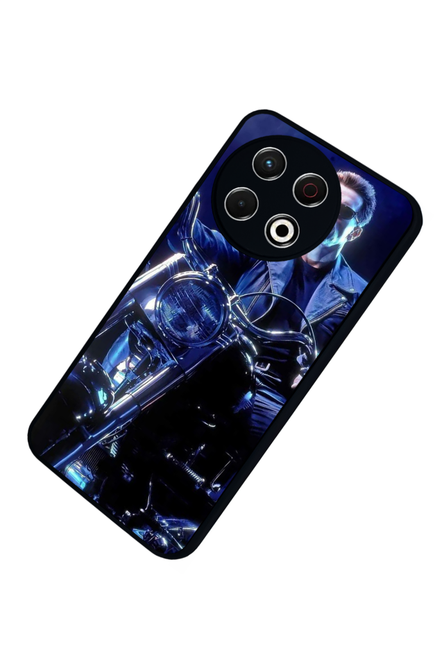 Tecno Spark 30 Pro Uyumlu Terminator Tasarımlı Glossy Premium Kılıf