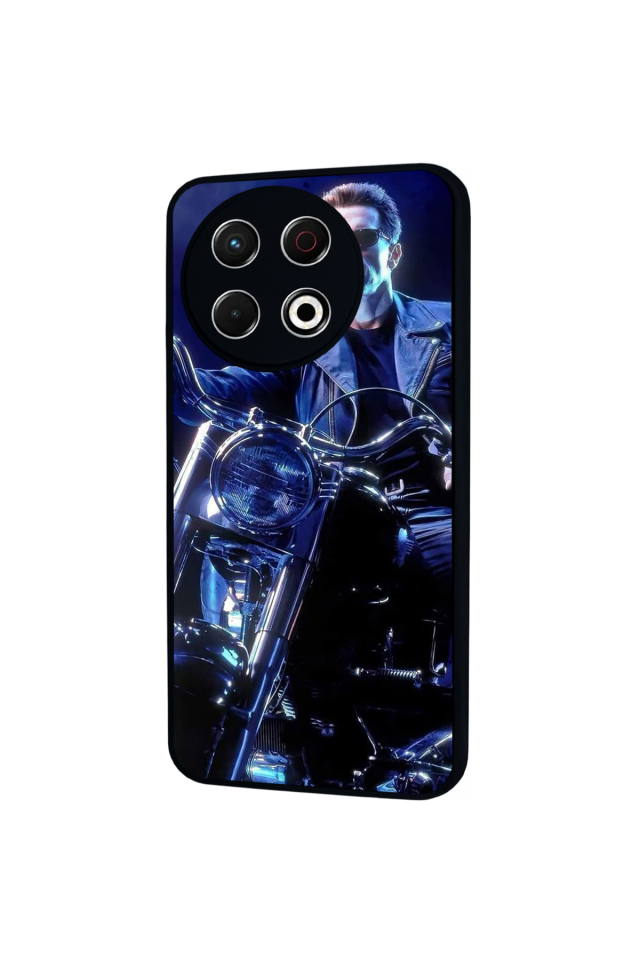 Tecno Spark 30 Pro Uyumlu Terminator Tasarımlı Glossy Premium Kılıf