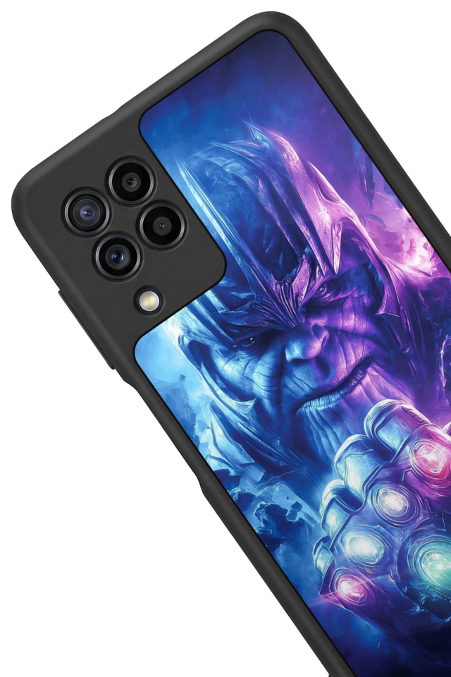 Samsung Galaxy M32 Uyumlu Thanos Tasarımlı Glossy Premium Kılıf