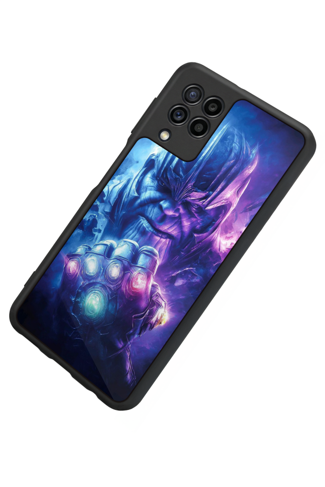 Samsung Galaxy M32 Uyumlu Thanos Tasarımlı Glossy Premium Kılıf