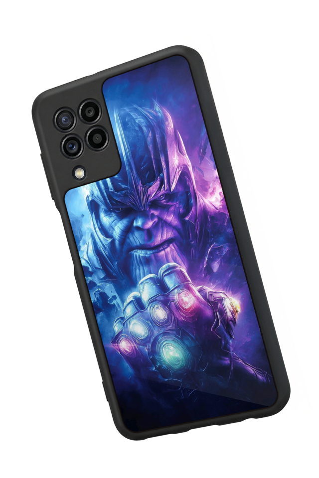 Samsung Galaxy M32 Uyumlu Thanos Tasarımlı Glossy Premium Kılıf