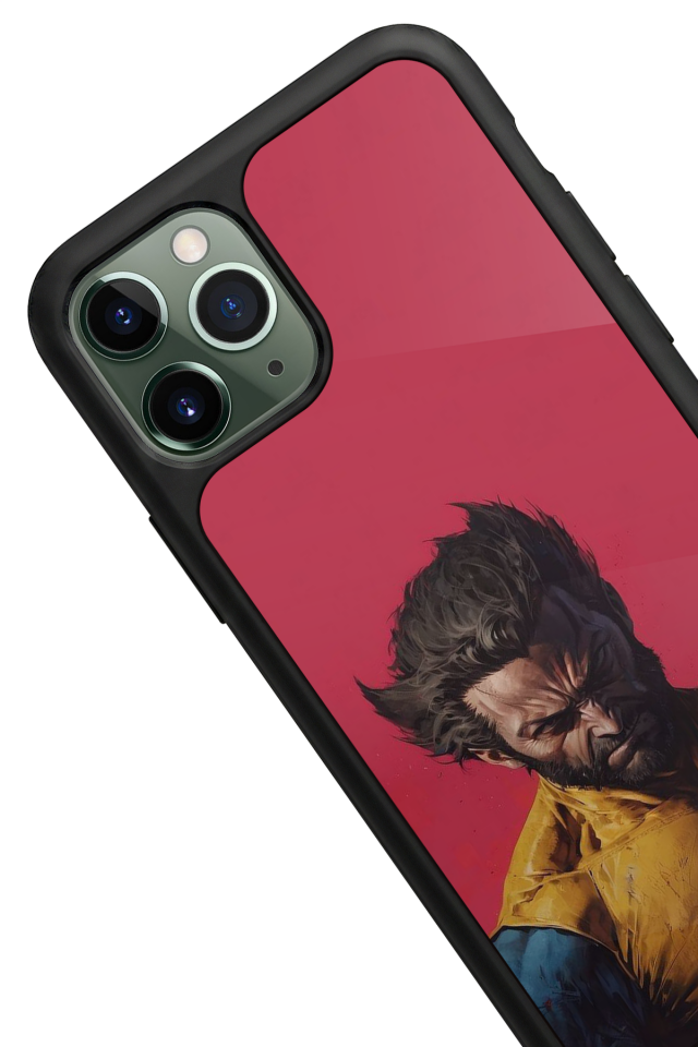 iPhone 11 Pro Max Uyumlu Wolverine Tasarımlı Glossy Premium Kılıf