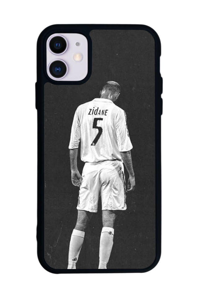 iPhone 11 Uyumlu Zidane Tasarımlı Glossy Premium Kılıf