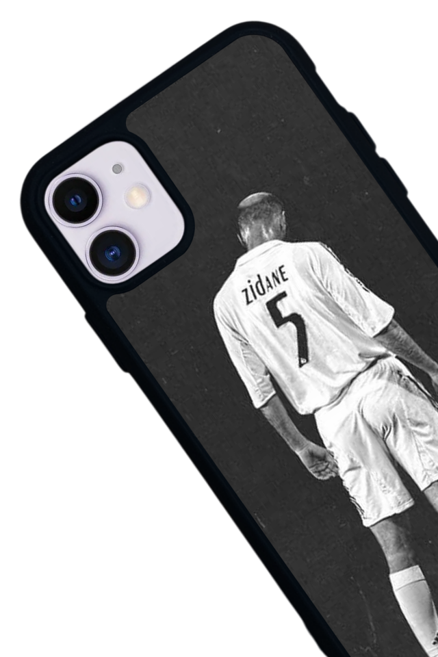 iPhone 11 Uyumlu Zidane Tasarımlı Glossy Premium Kılıf