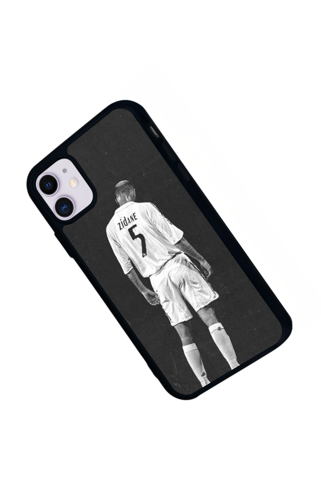 iPhone 11 Uyumlu Zidane Tasarımlı Glossy Premium Kılıf