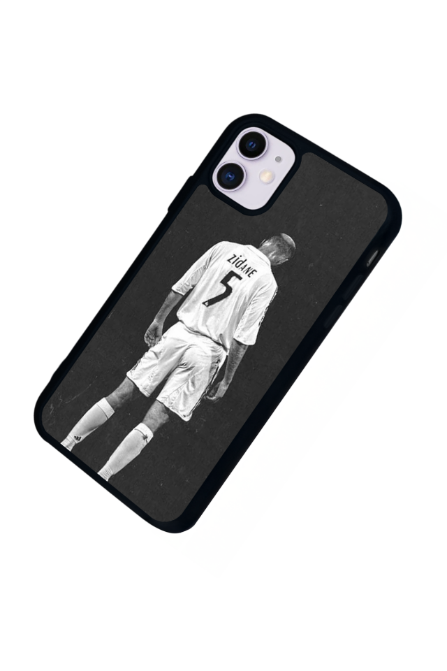 iPhone 11 Uyumlu Zidane Tasarımlı Glossy Premium Kılıf
