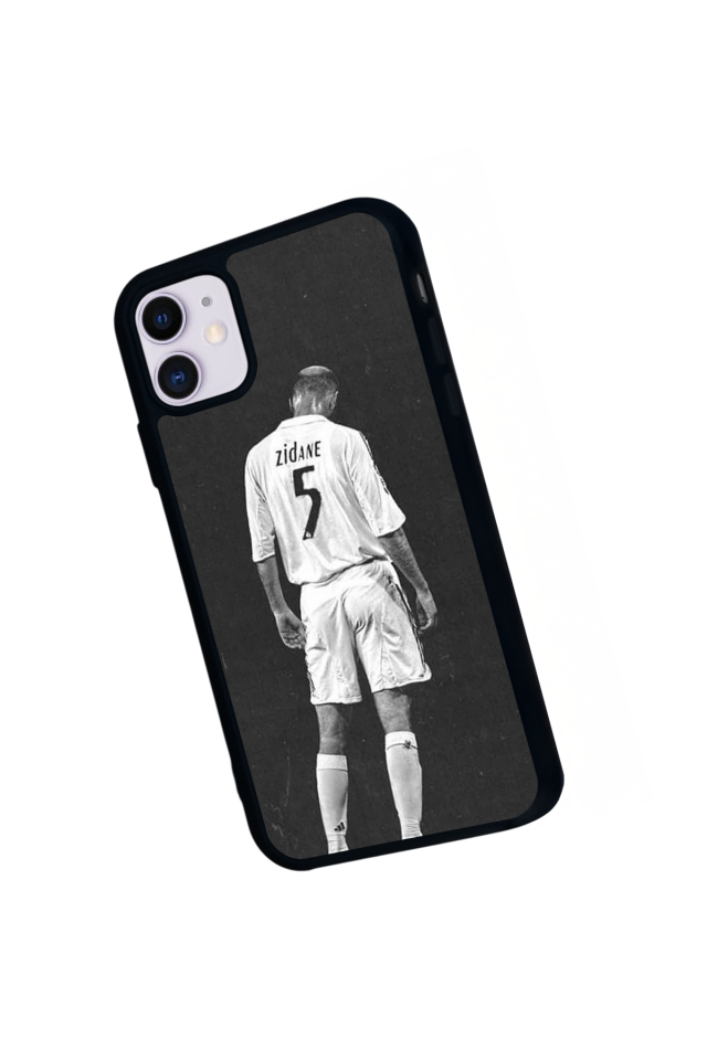 iPhone 11 Uyumlu Zidane Tasarımlı Glossy Premium Kılıf