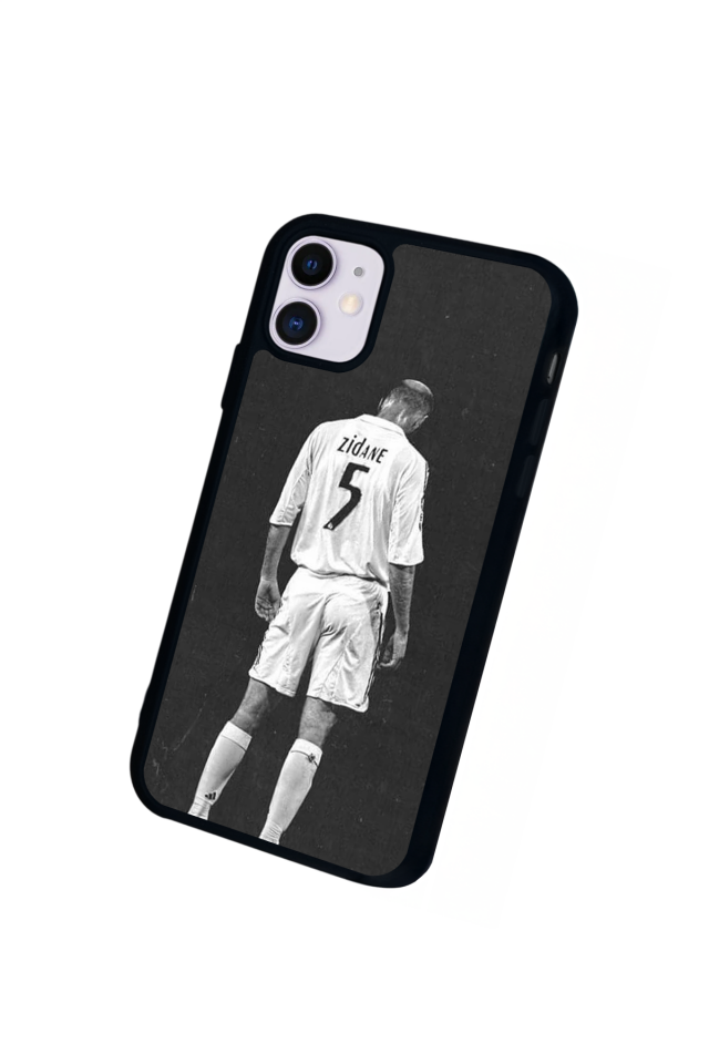 iPhone 11 Uyumlu Zidane Tasarımlı Glossy Premium Kılıf