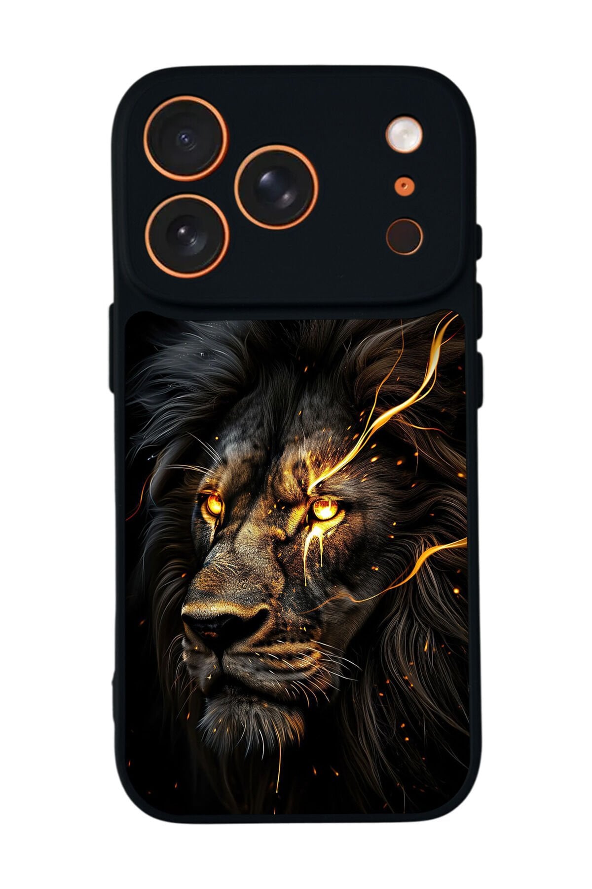 iPhone 17 Pro Max Uyumlu Aslan Tasarımlı Glossy Premium Kılıf