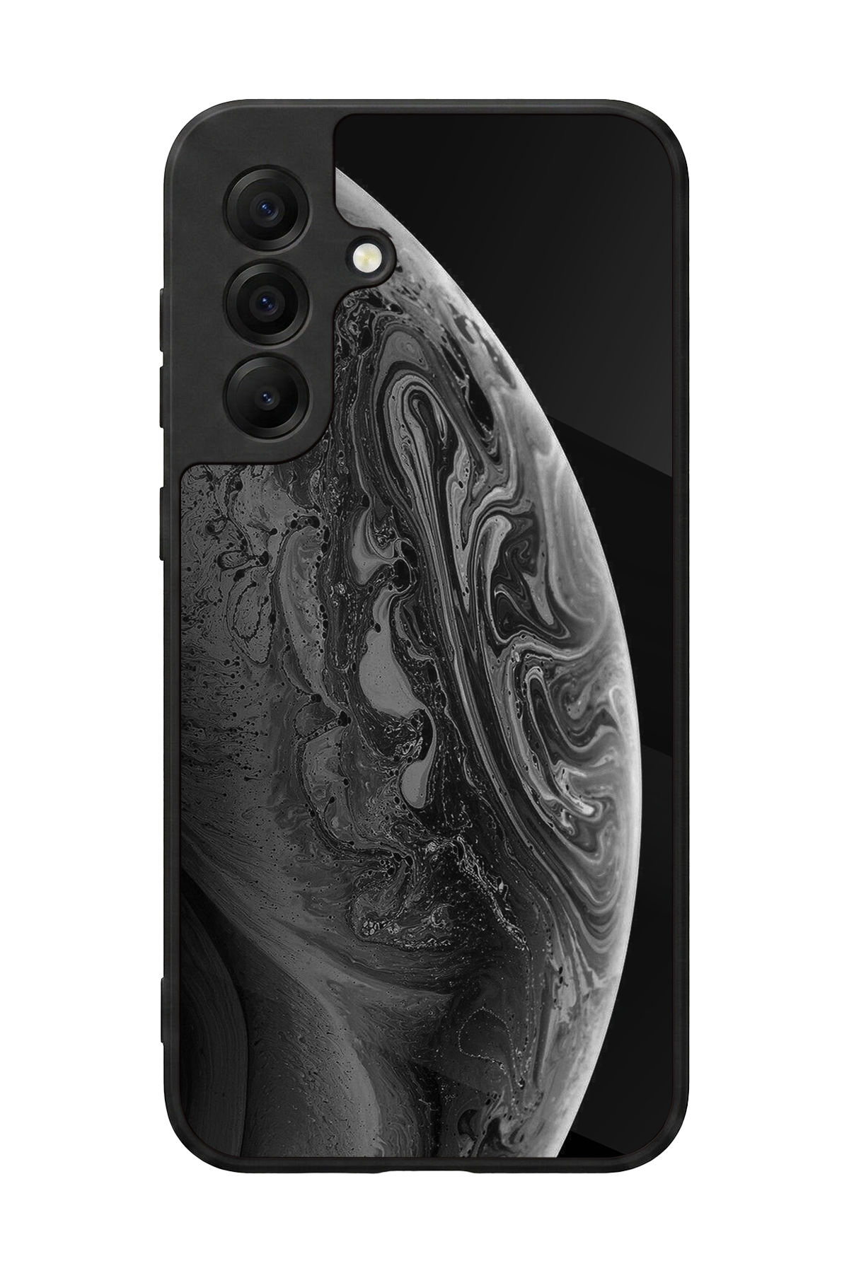 Samsung Galaxy A17 Uyumlu Ay Tasarımlı Glossy Premium Kılıf