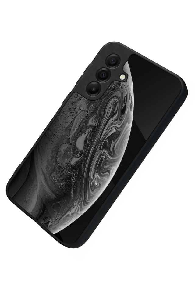 Samsung Galaxy A17 Uyumlu Ay Tasarımlı Glossy Premium Kılıf