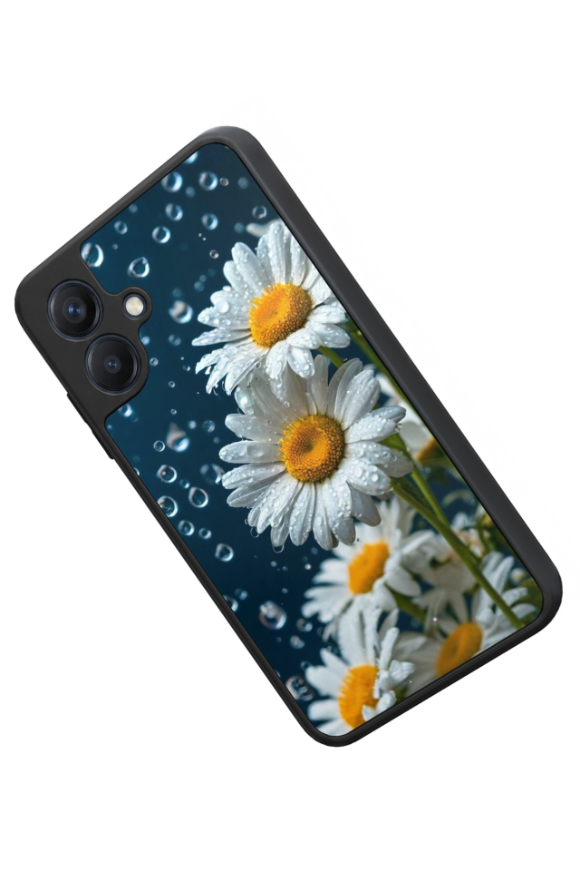 Samsung Galaxy A07 Uyumlu Cicek Tasarımlı Glossy Premium Kılıf