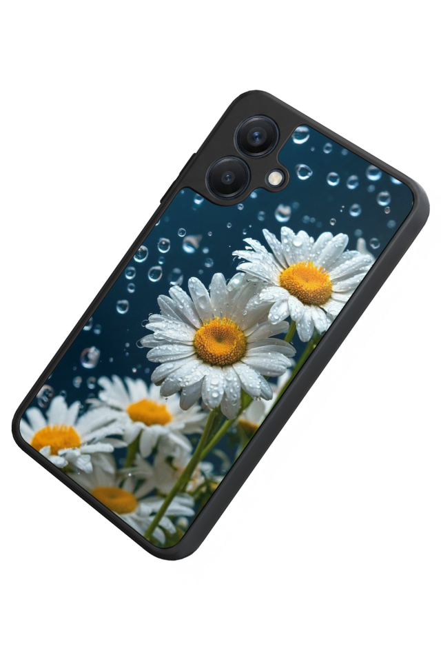 Samsung Galaxy A07 Uyumlu Cicek Tasarımlı Glossy Premium Kılıf