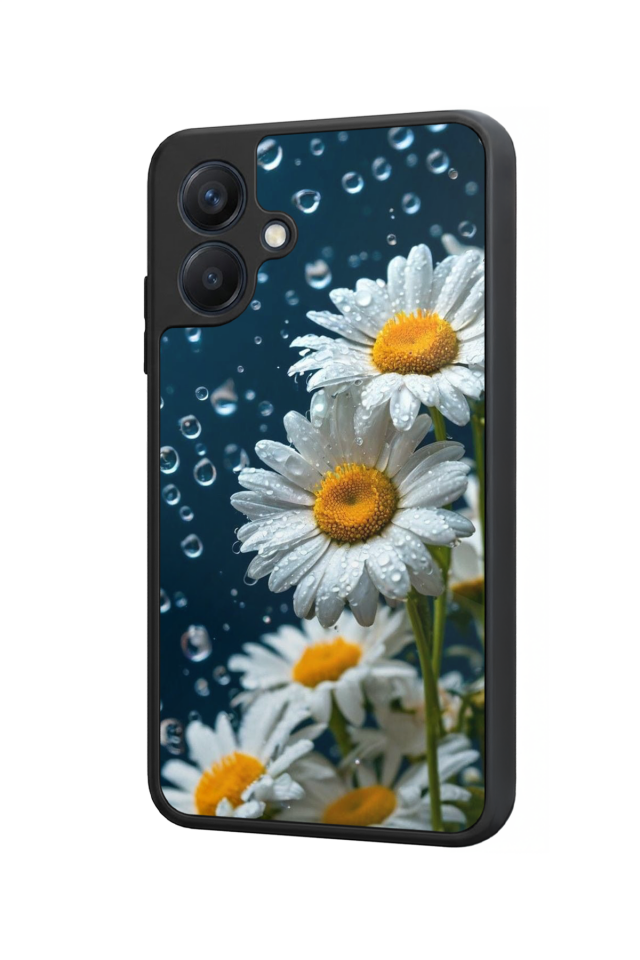 Samsung Galaxy A07 Uyumlu Cicek Tasarımlı Glossy Premium Kılıf