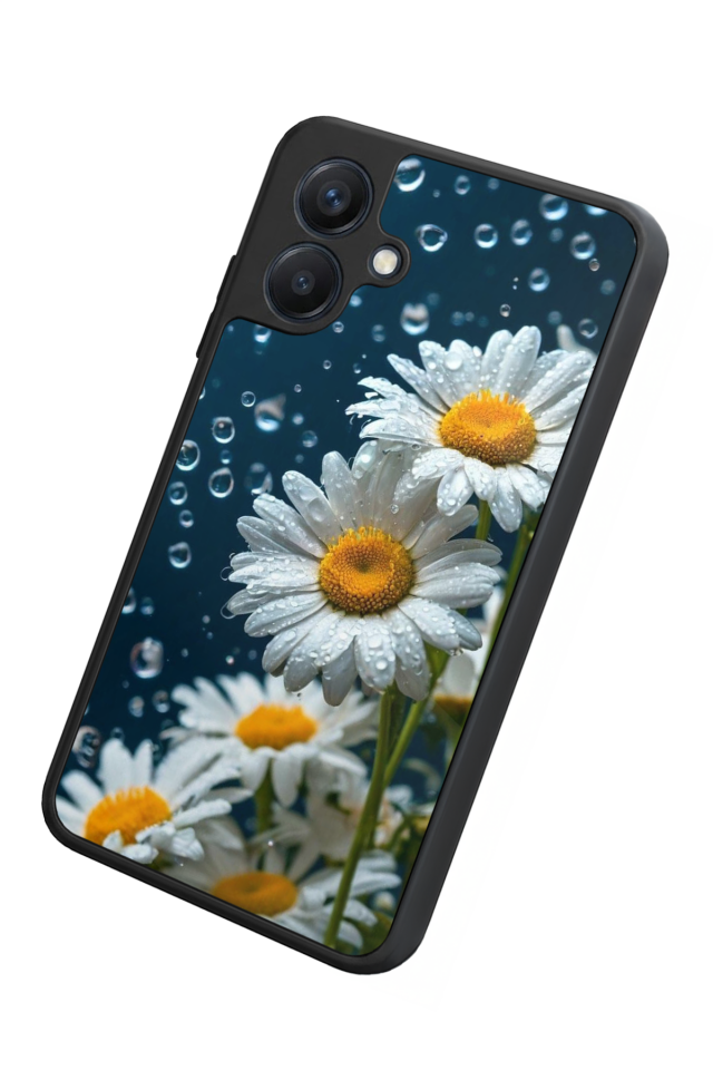 Samsung Galaxy A07 Uyumlu Cicek Tasarımlı Glossy Premium Kılıf