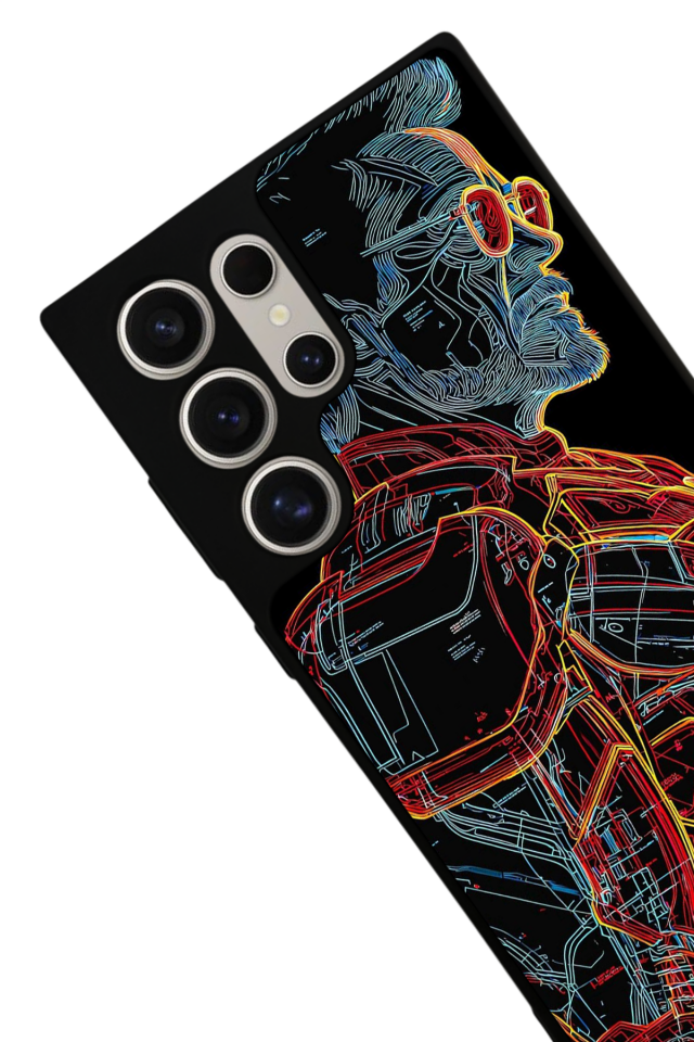 Samsung Galaxy S23 Ultra Uyumlu Iron Man ( Demir Adam ) Tasarımlı Glossy Premium Kılıf