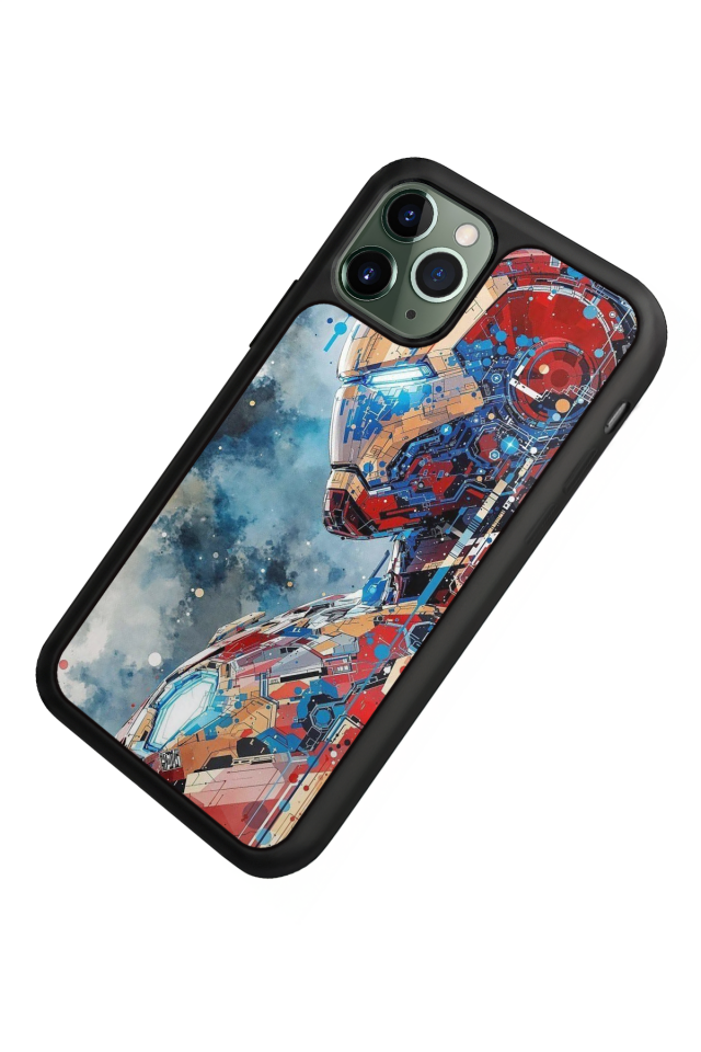 iPhone 11 Pro Uyumlu Iron Man ( Demir Adam ) Tasarımlı Glossy Premium Kılıf
