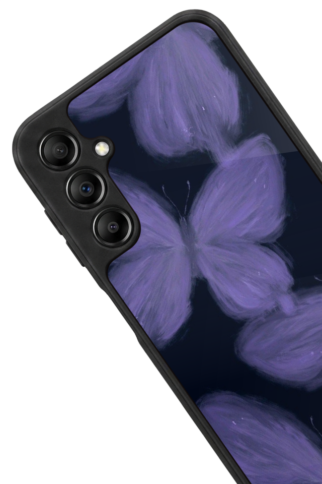 Samsung Galaxy A14 Uyumlu Kelebek Tasarımlı Glossy Premium Kılıf