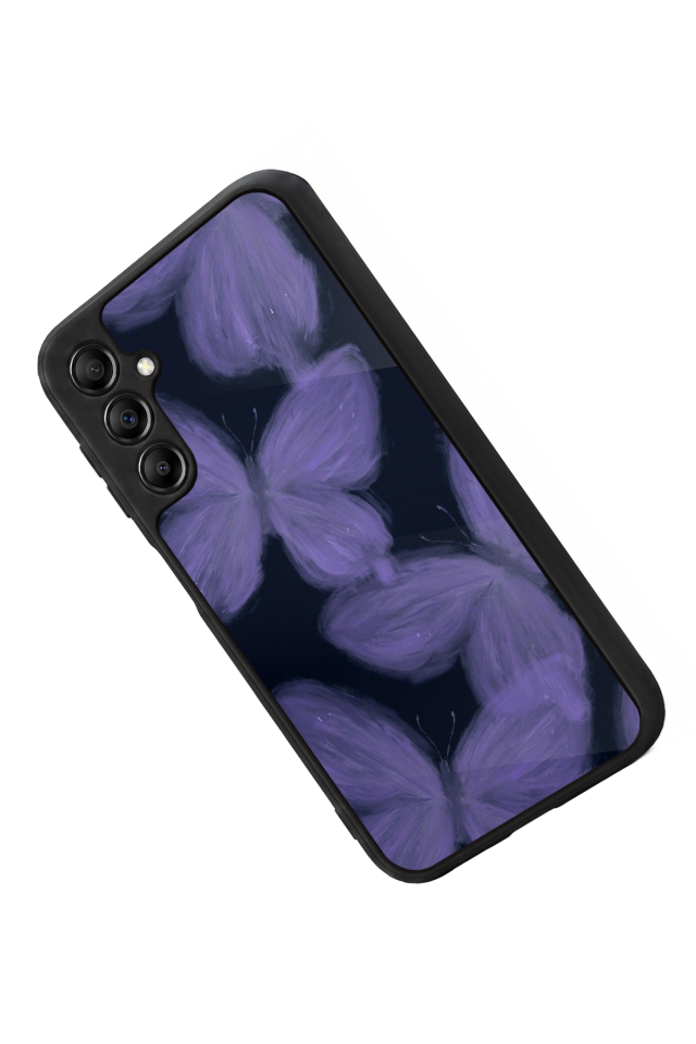 Samsung Galaxy A14 Uyumlu Kelebek Tasarımlı Glossy Premium Kılıf