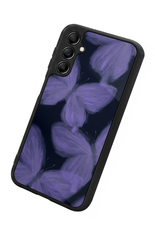 Samsung Galaxy A14 Uyumlu Kelebek Tasarımlı Glossy Premium Kılıf