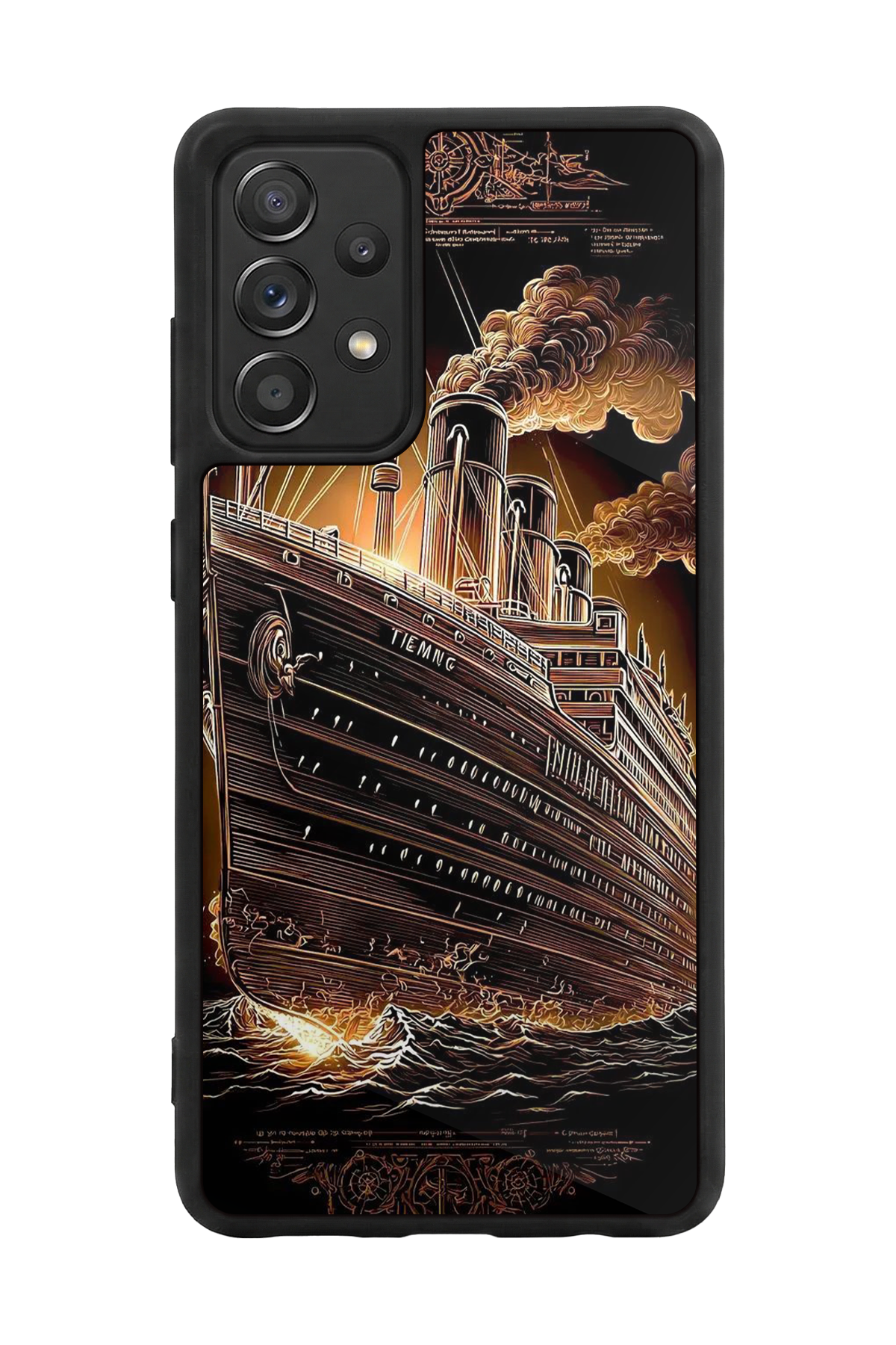 Samsung Galaxy A72 Uyumlu Korsan Tasarımlı Glossy Premium Kılıf