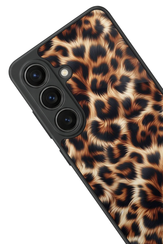 Samsung Galaxy S26 Uyumlu Leopar Tasarımlı Glossy Premium Kılıf