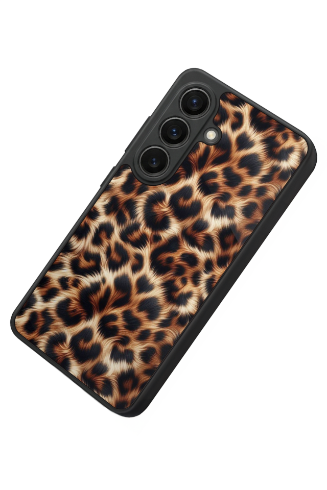 Samsung Galaxy S26 Uyumlu Leopar Tasarımlı Glossy Premium Kılıf