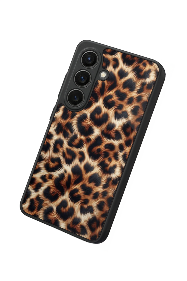 Samsung Galaxy S26 Uyumlu Leopar Tasarımlı Glossy Premium Kılıf