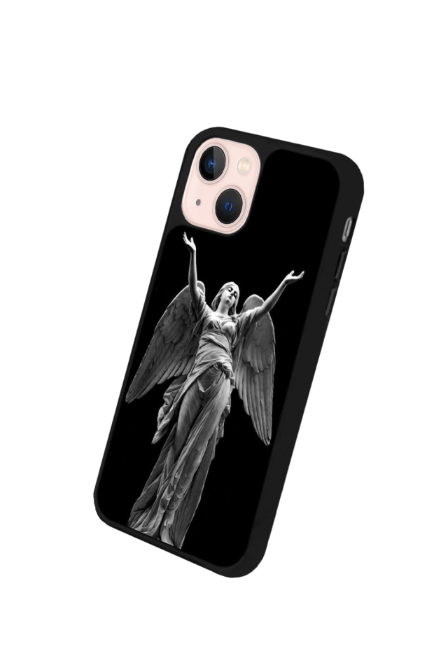 iPhone 15 Plus Uyumlu Melek Tasarımlı Glossy Premium Kılıf