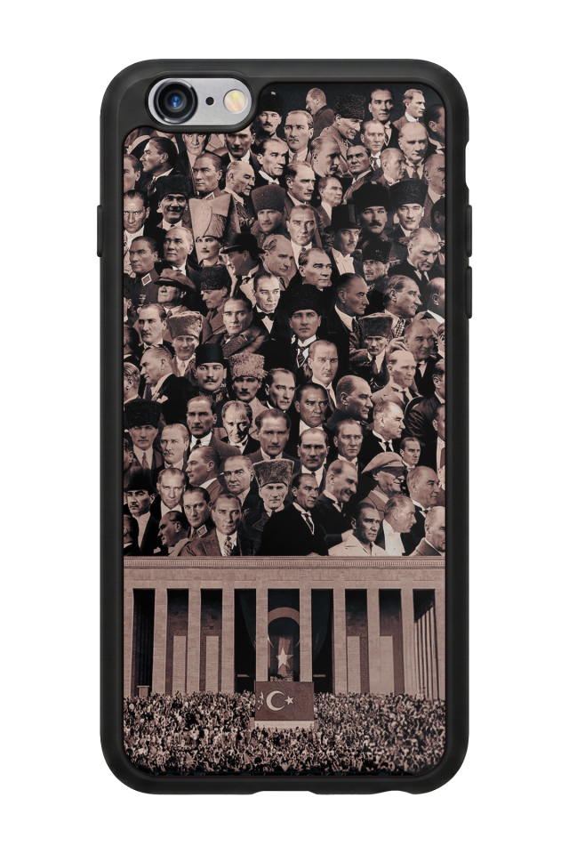 iPhone 6 Plus Uyumlu Mustafa Kemal Ataturk Tasarımlı Glossy Premium Kılıf