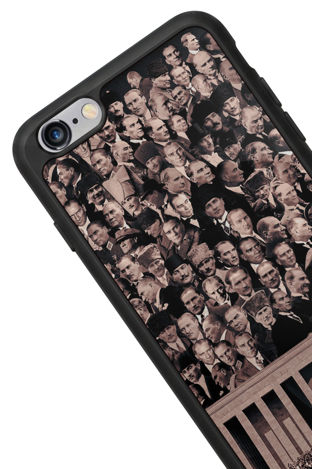 iPhone 6 Plus Uyumlu Mustafa Kemal Ataturk Tasarımlı Glossy Premium Kılıf