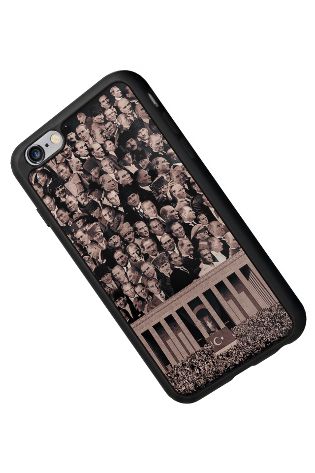 iPhone 6 Plus Uyumlu Mustafa Kemal Ataturk Tasarımlı Glossy Premium Kılıf