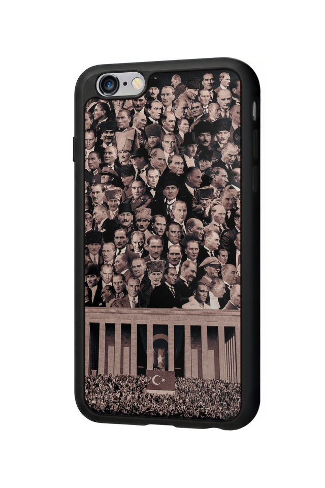 iPhone 6 Plus Uyumlu Mustafa Kemal Ataturk Tasarımlı Glossy Premium Kılıf