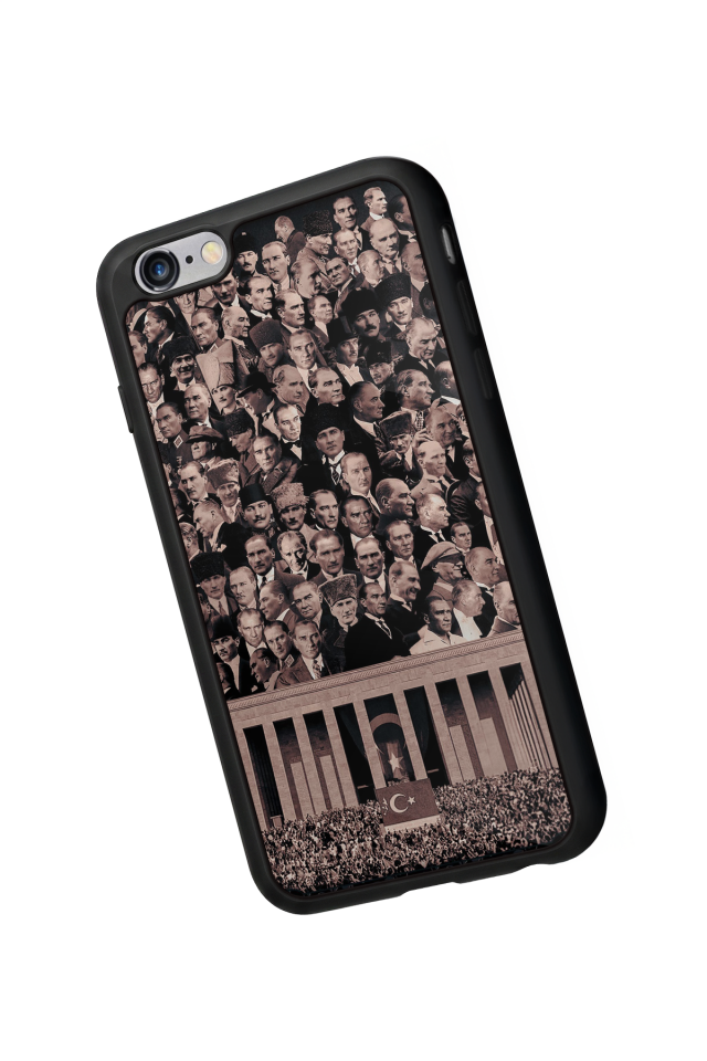 iPhone 6 Plus Uyumlu Mustafa Kemal Ataturk Tasarımlı Glossy Premium Kılıf