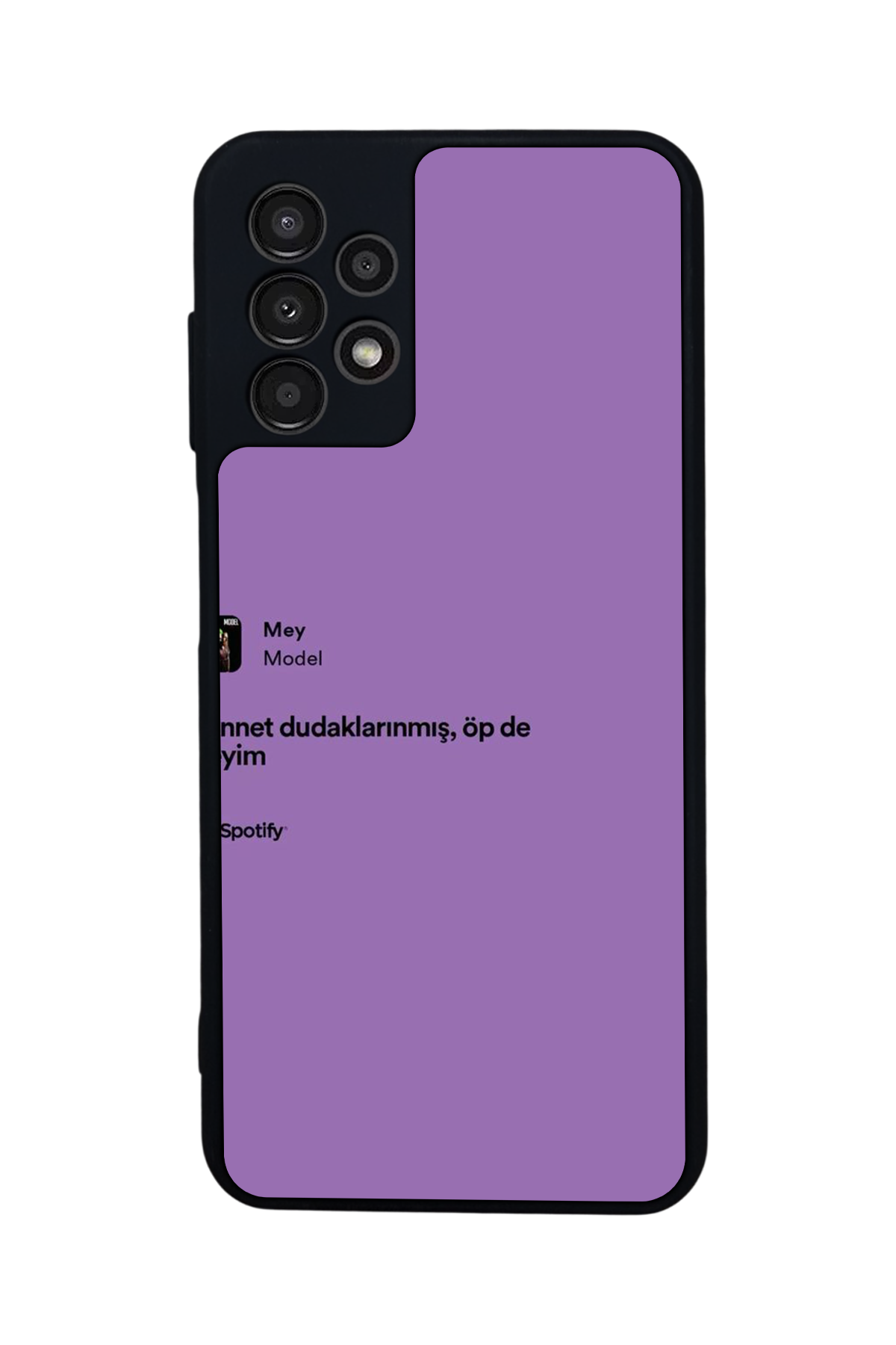 Samsung Galaxy A23 Uyumlu Sarki Sozleri Tasarımlı Glossy Premium Kılıf