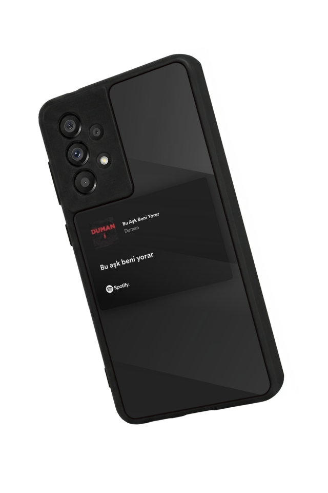 Samsung Galaxy A73 Uyumlu Sarki Sozleri Tasarımlı Glossy Premium Kılıf