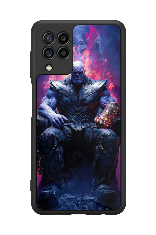 Samsung Galaxy M32 Uyumlu Thanos Tasarımlı Glossy Premium Kılıf